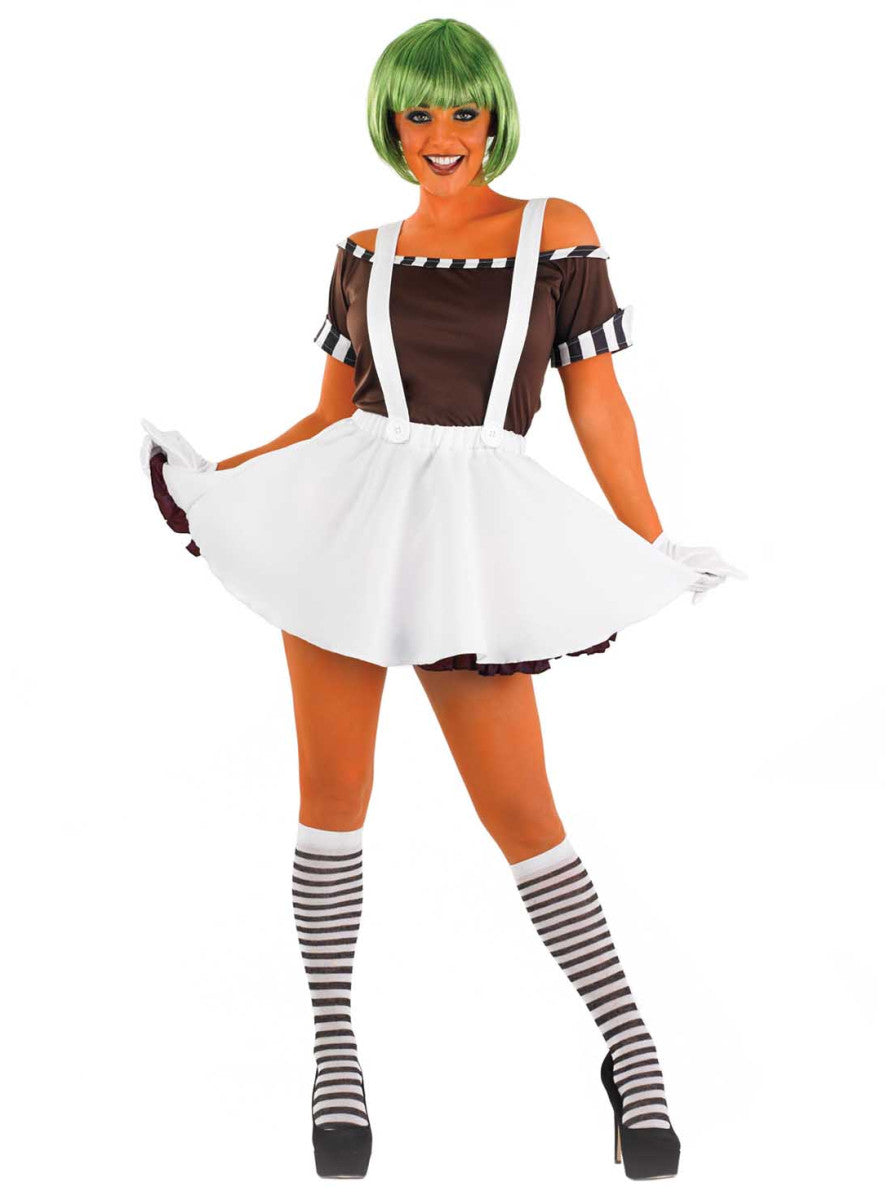 Oompa Loompa Womens Sexy Costume - Main Image