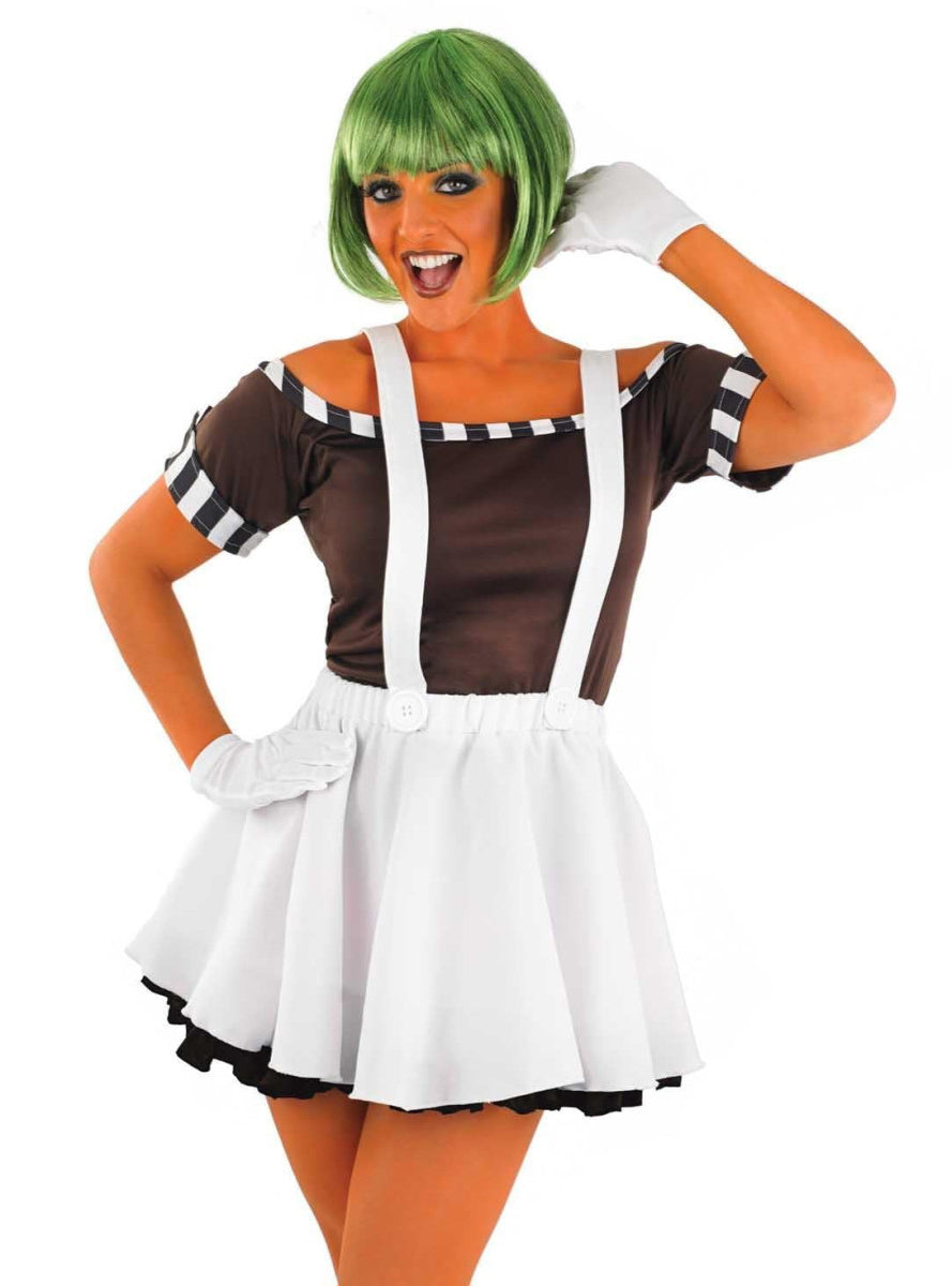 Plus Size Oompa Loompa Womens Sexy Costume - Close Image