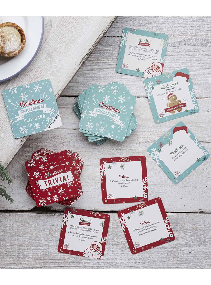 Christmas Trivia Card Game - Lifestyle Image