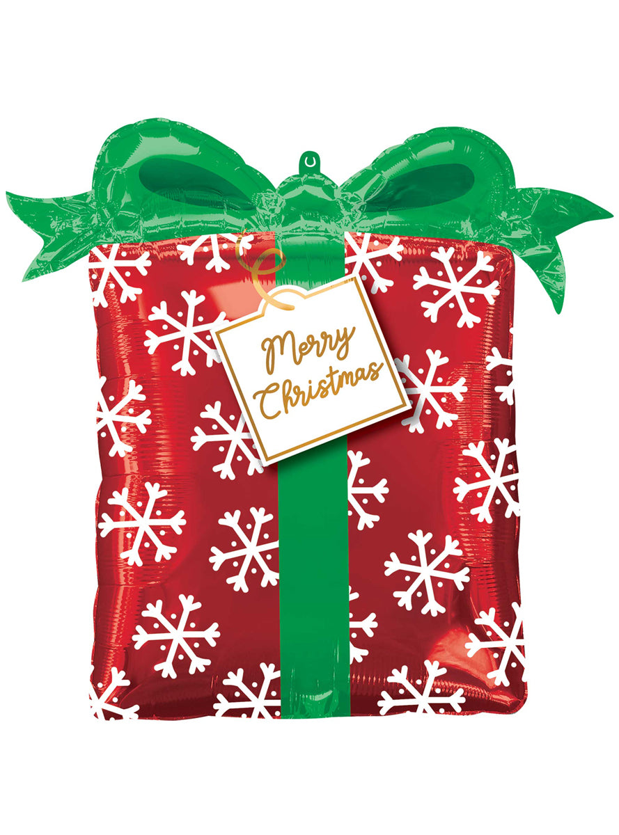 Supershape 68cm Christmas Present Self Sealing Foil Balloon