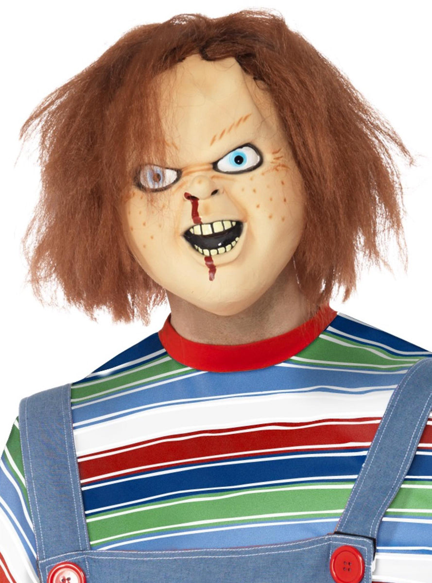 Adults Full Head Latex Chucky Halloween Mask - Main Image