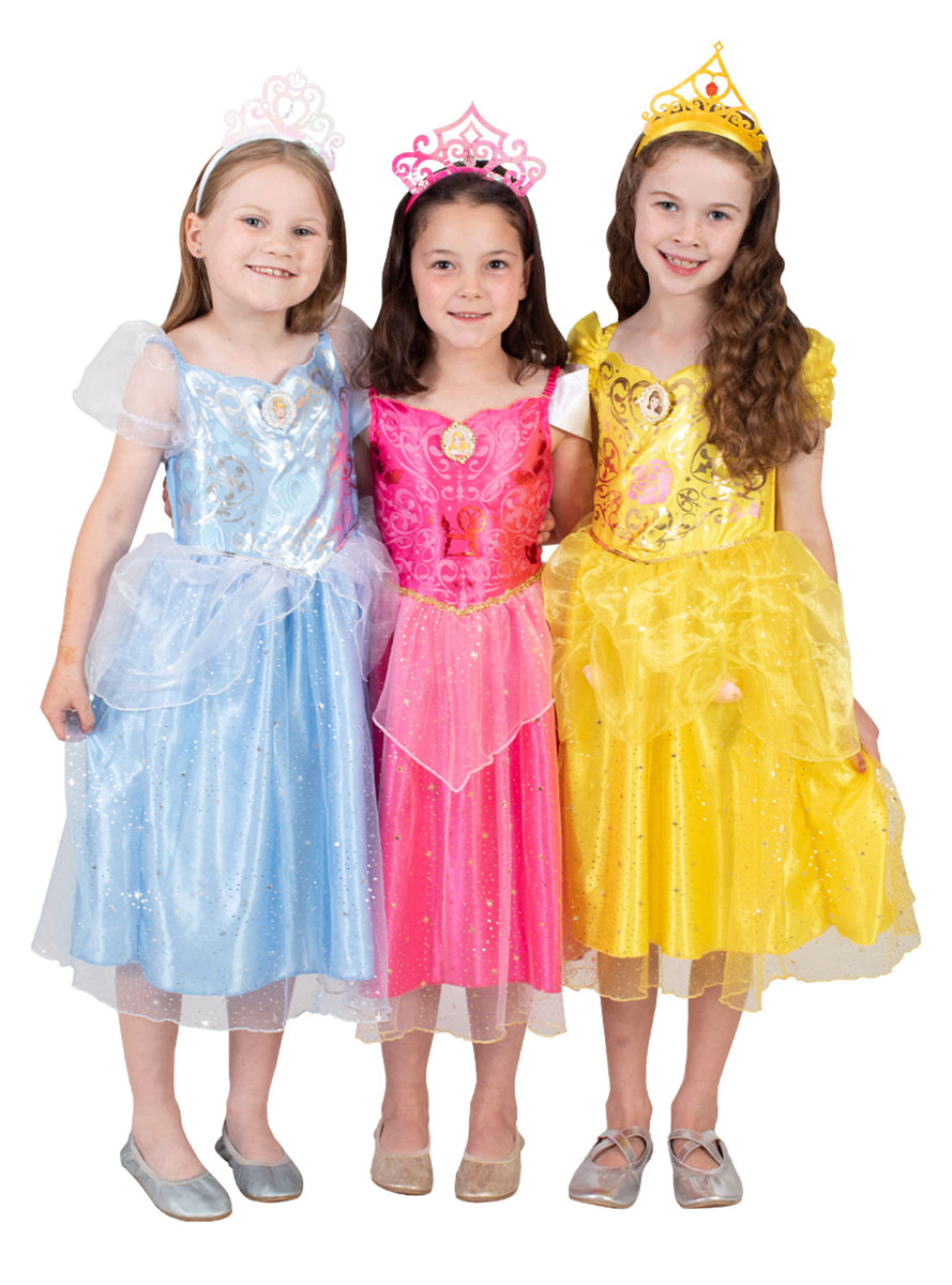 Princess Cinderella Girls Silver Costume Tiara - Group Image
