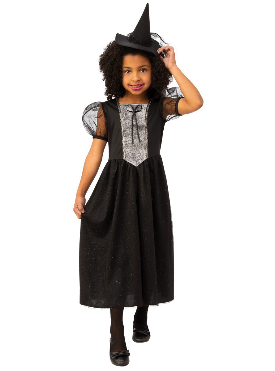 Halloween Girls Magical Witch Costume - Main Image