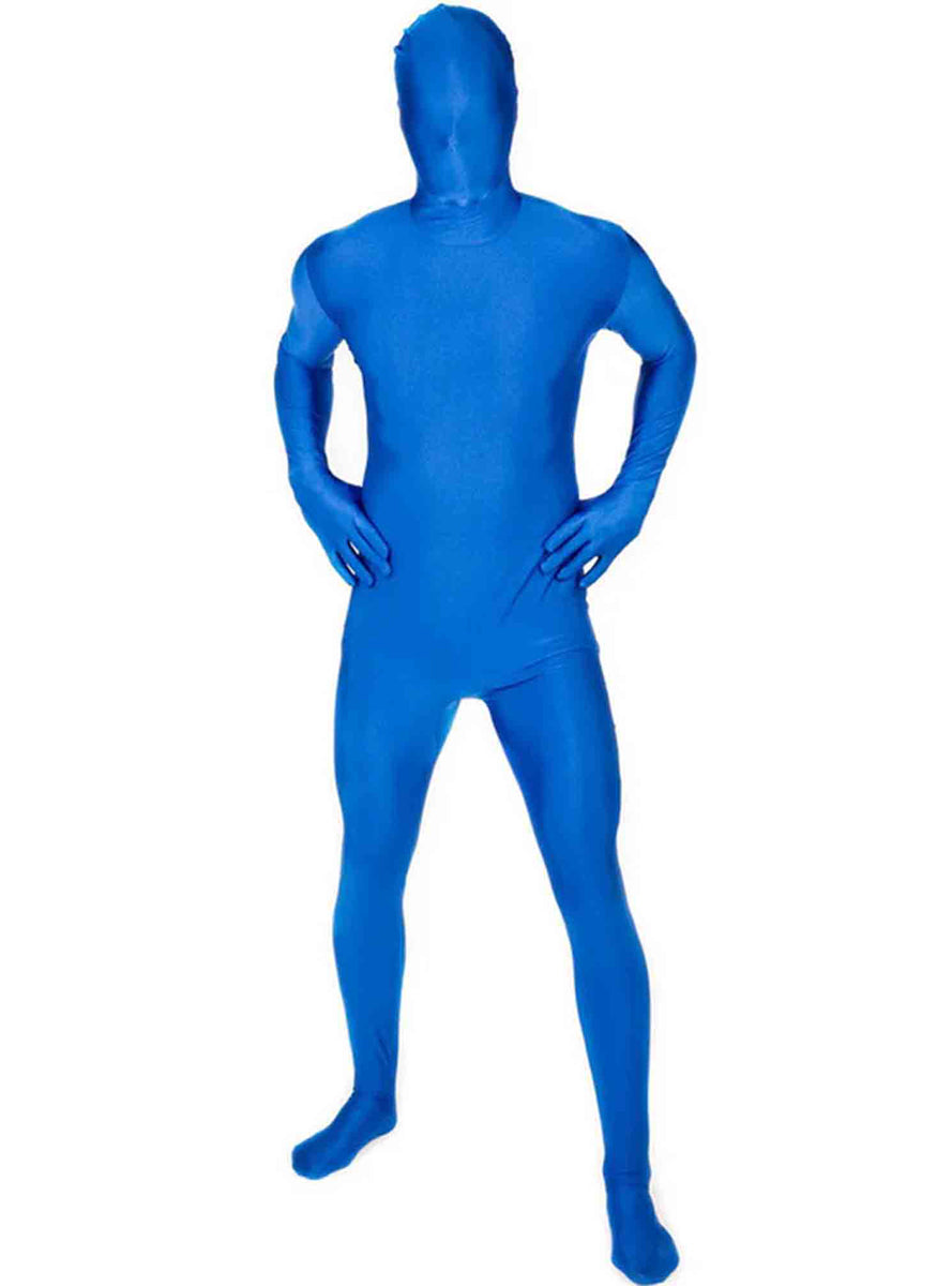 Classic Mens Blue Morphsuit - Main Image