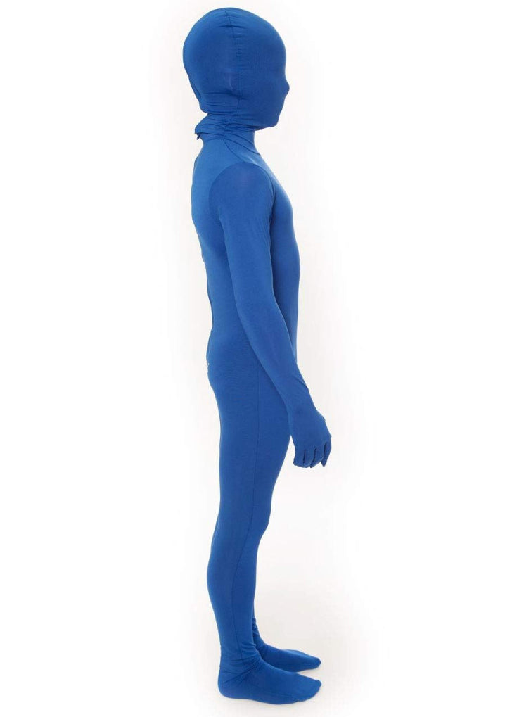 Classic Boys Blue Morphsuit - Side Image