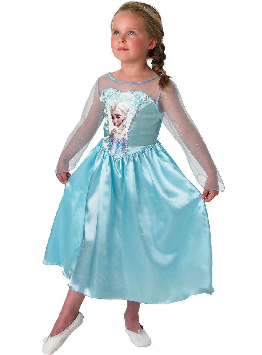 Main Image of Frozen Girls Classic Queen Elsa Costume