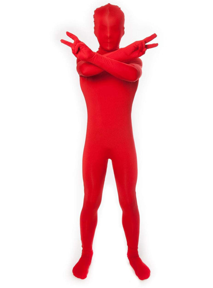 Classic Boys Red Morphsuit - Main Image
