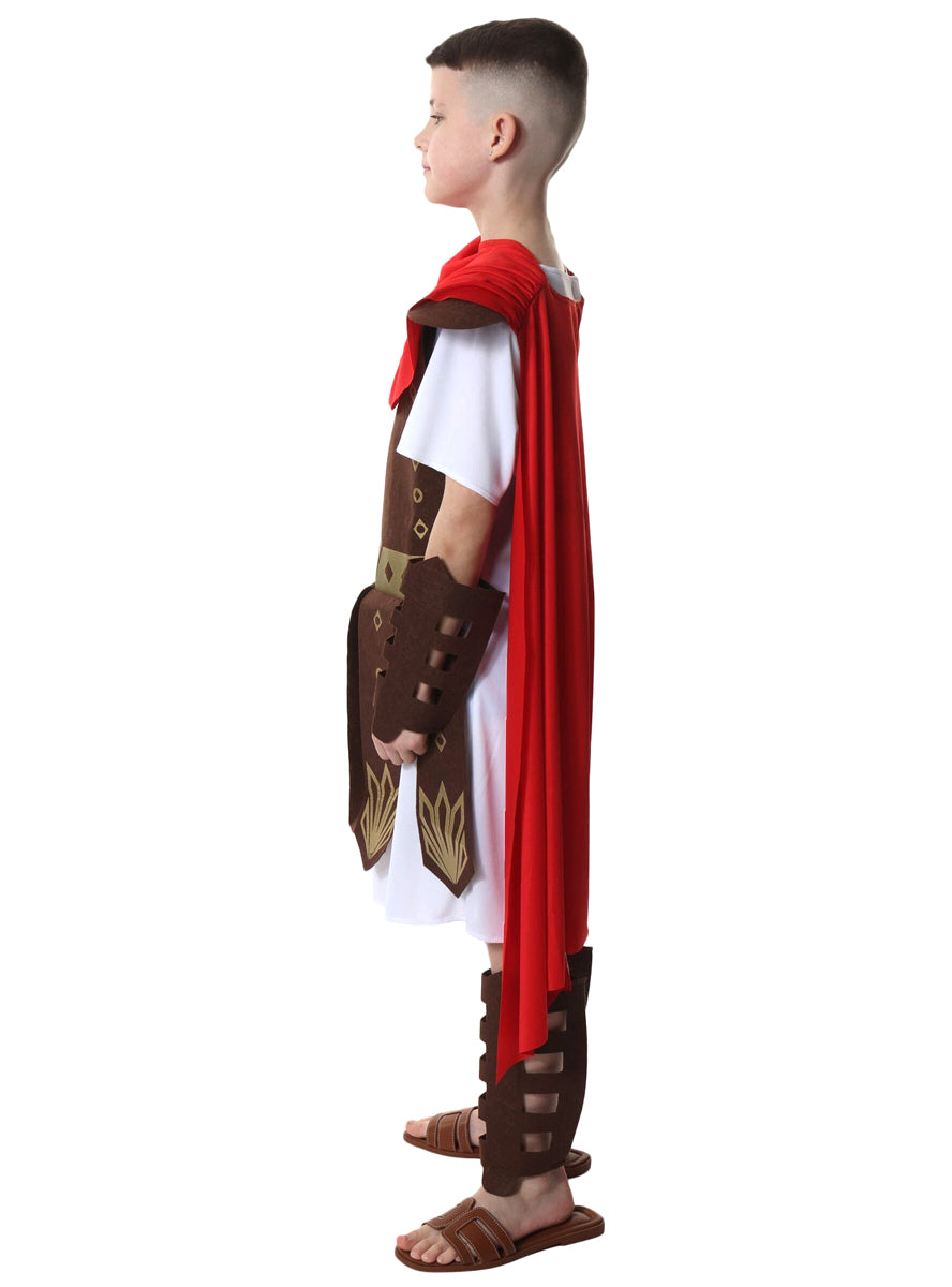 Classic Roman Gladiator Boys Costume - Side Image 1