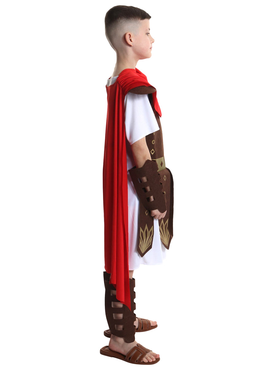 Classic Roman Gladiator Boys Costume - Side Image 2