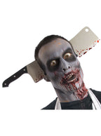 Adults Cleaver Through The Head Halloween Costume Headband - Main Image