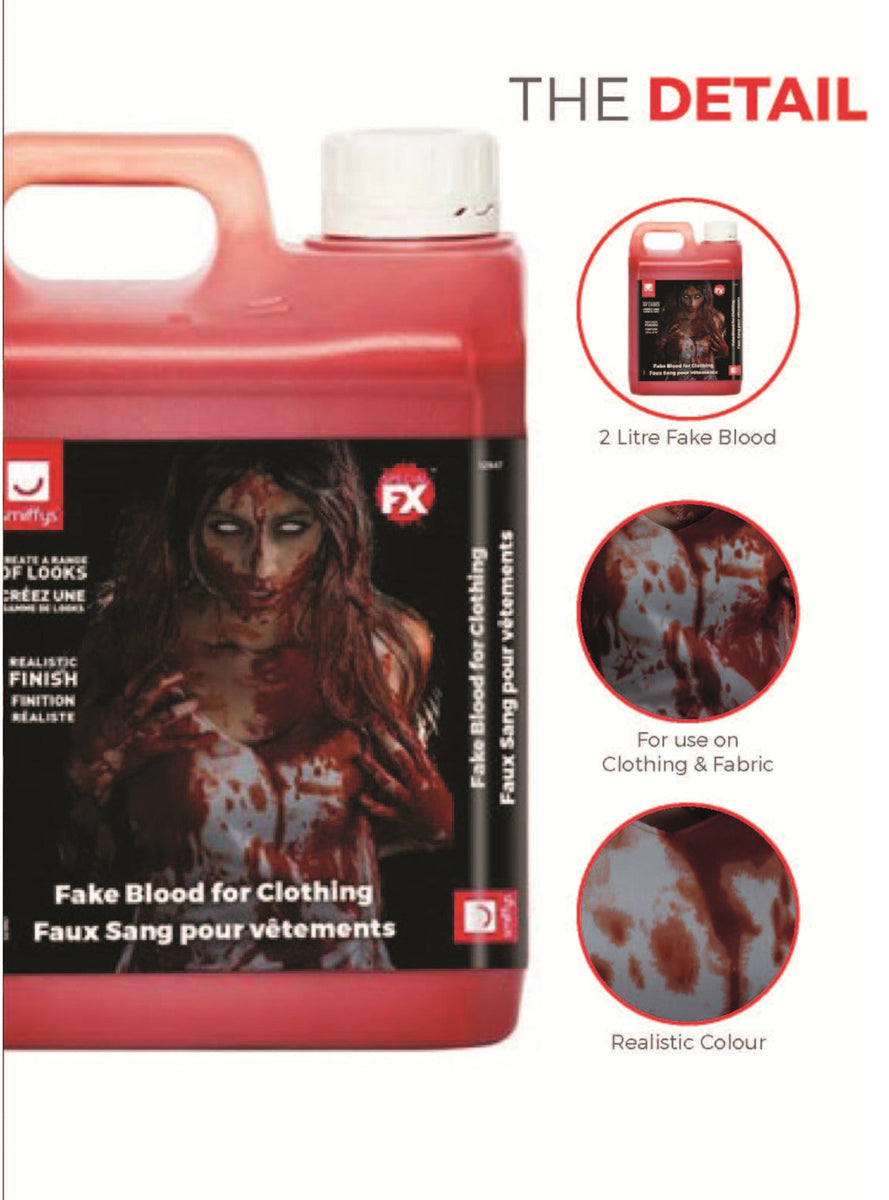 2L Fake Blood for Clothing - Details Image