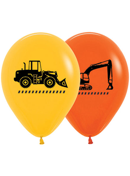Construction Zone Latex Balloons - Main Image
