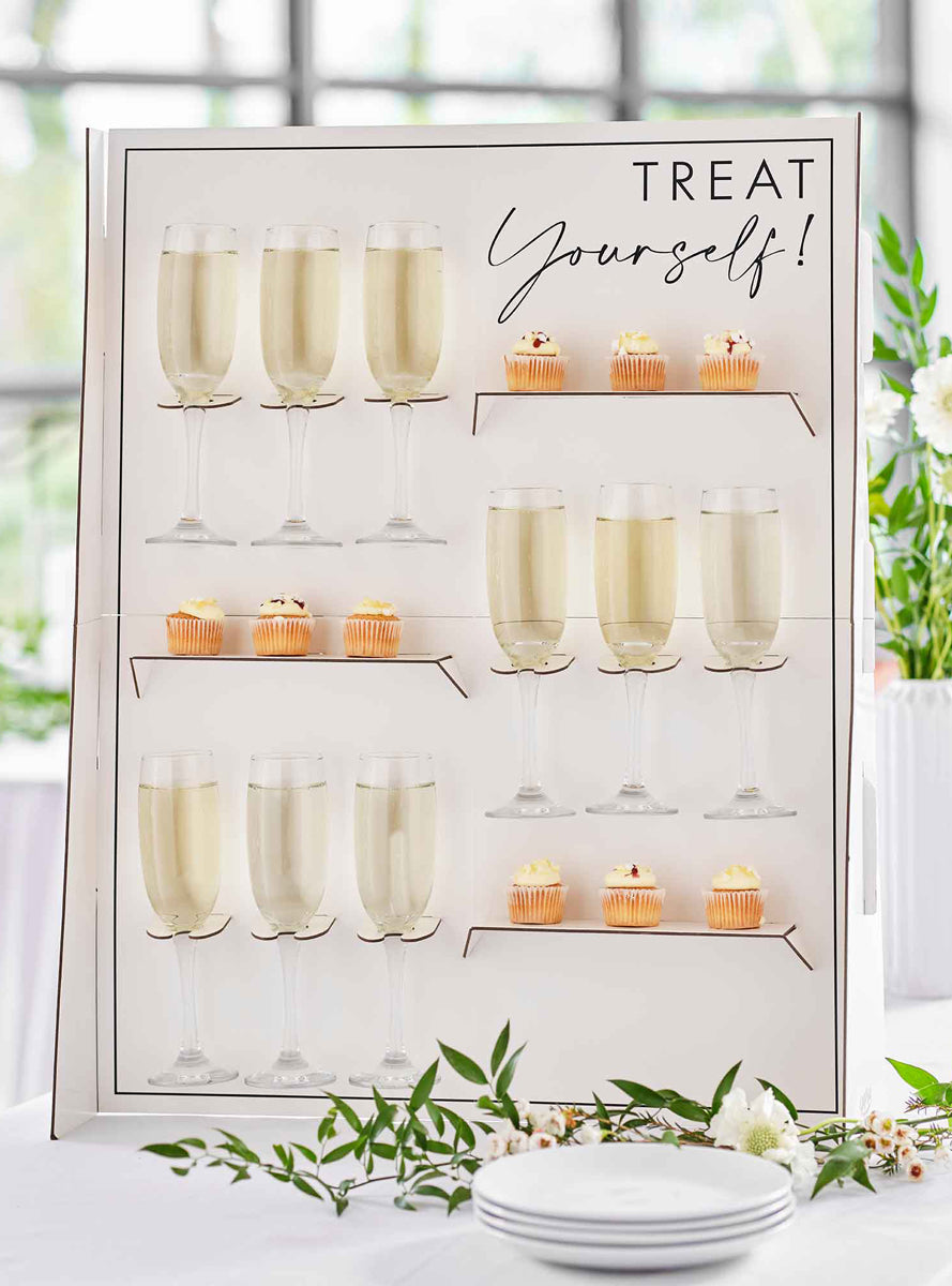 Contemporary Wedding Treat Yourself 70cm Tall Canape and Drink Stand Holder - Lifestyle Image