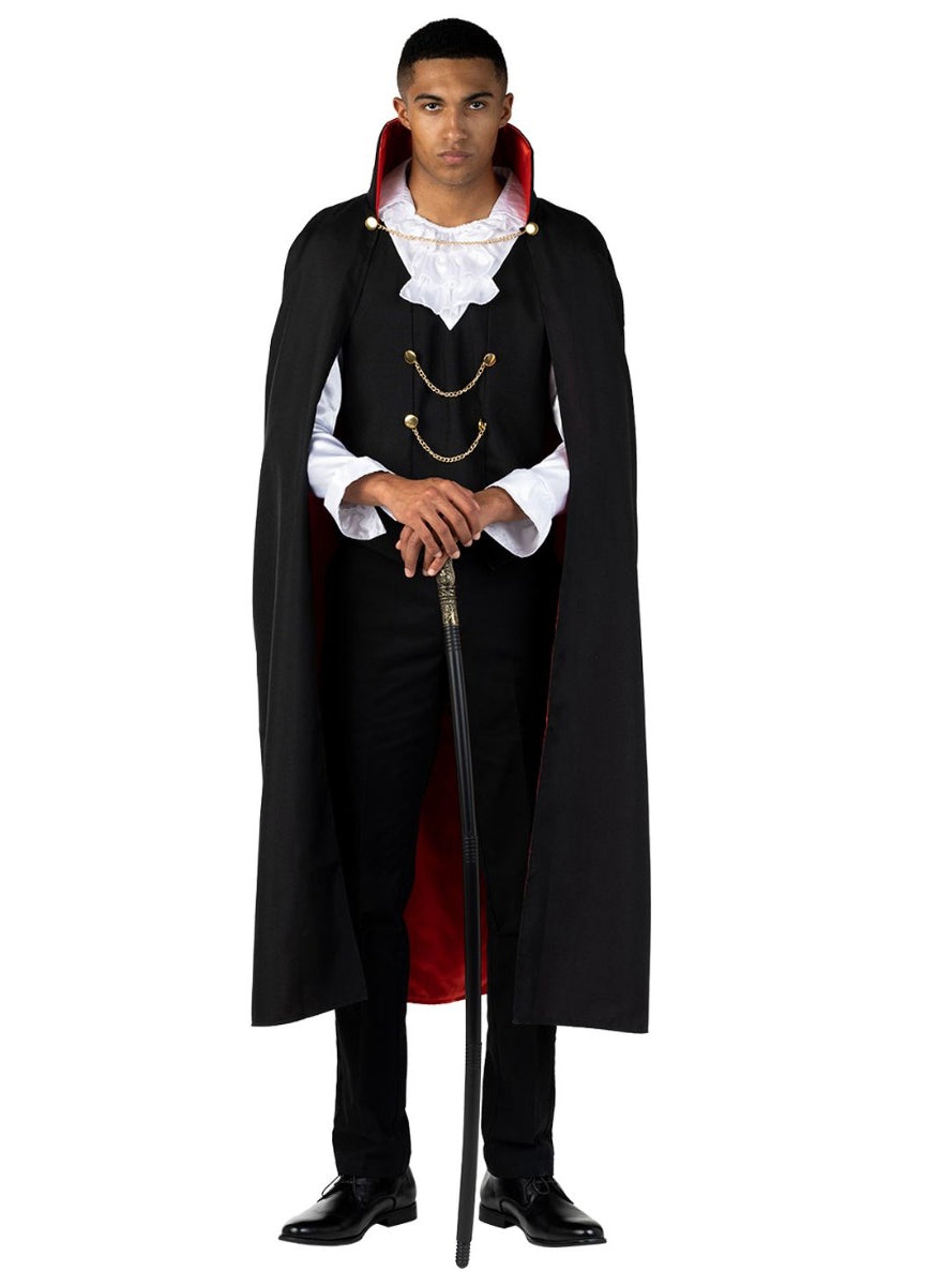 Plus Size Mens Dracula Halloween Costume - Alternate Image