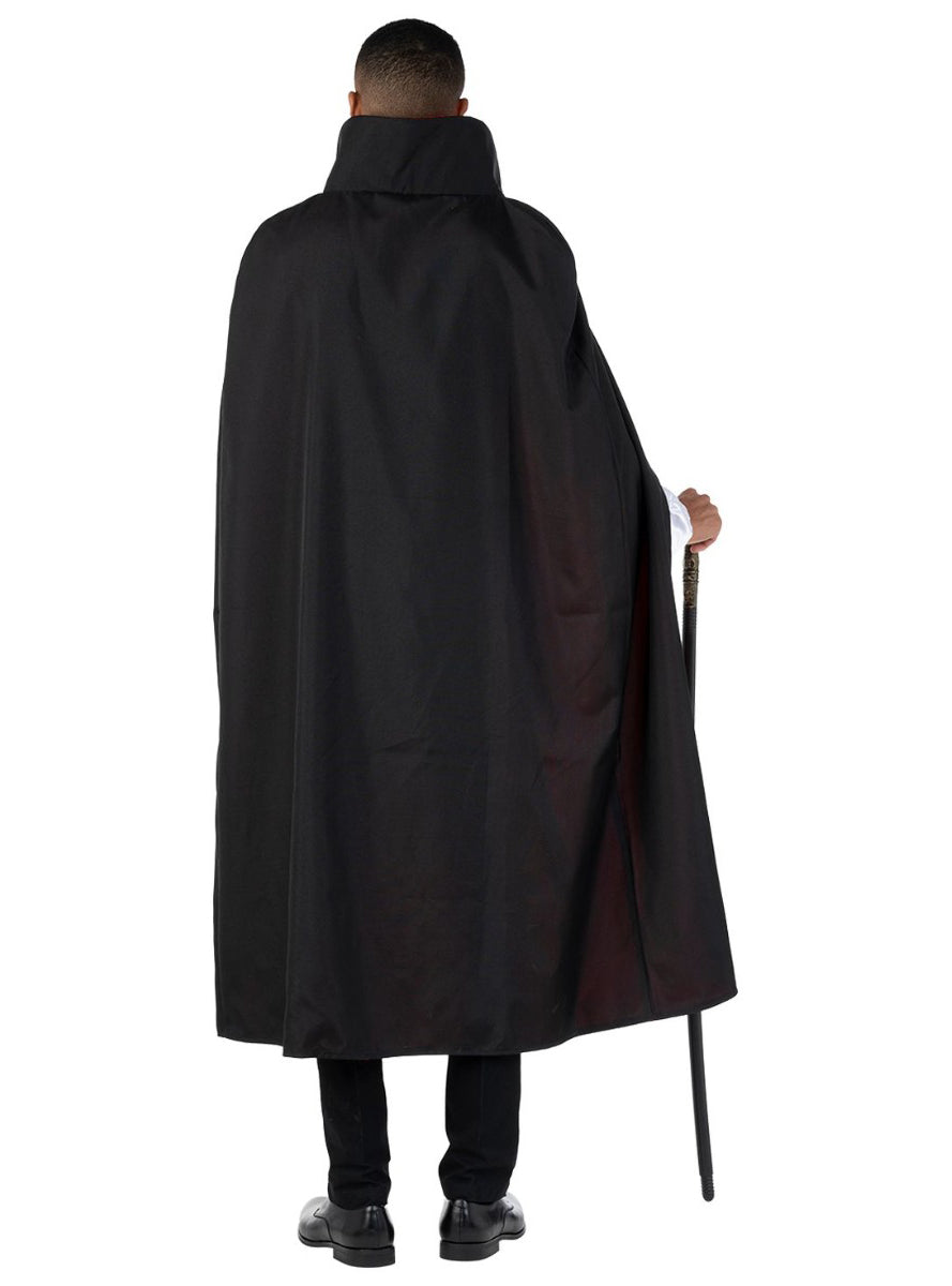 Plus Size Mens Dracula Halloween Costume - Back Image