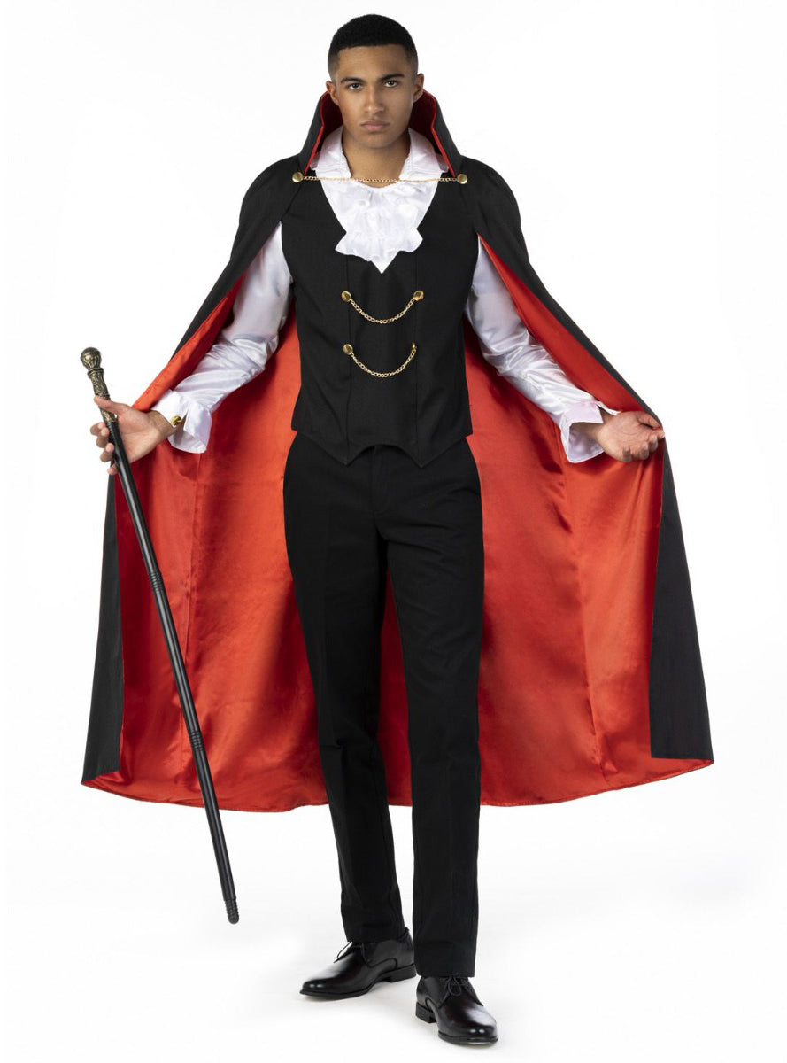 Plus Size Mens Dracula Halloween Costume -Main Image