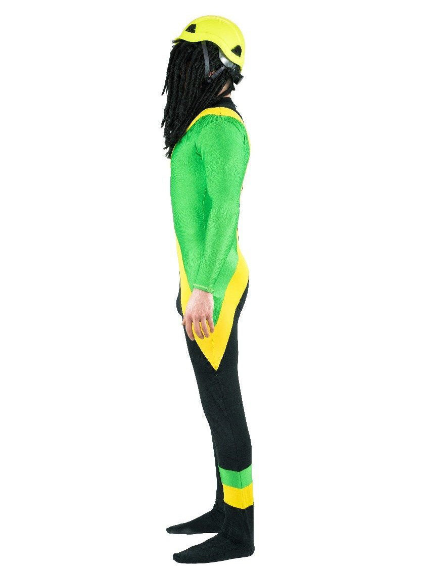 Cool Runnings Mens Jamaican Bob Sled Costume - Side Image