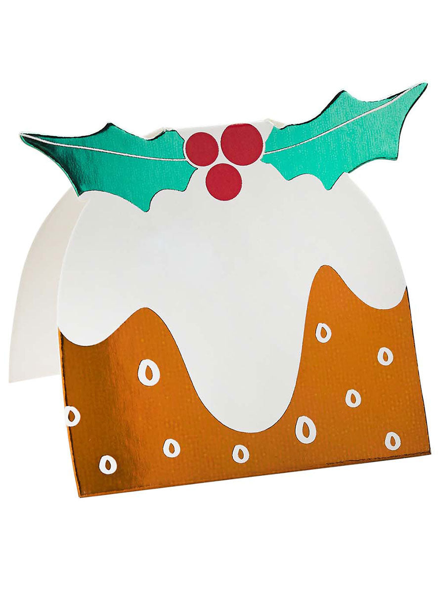 Christmas Pudding Name Place Cards - Main Image