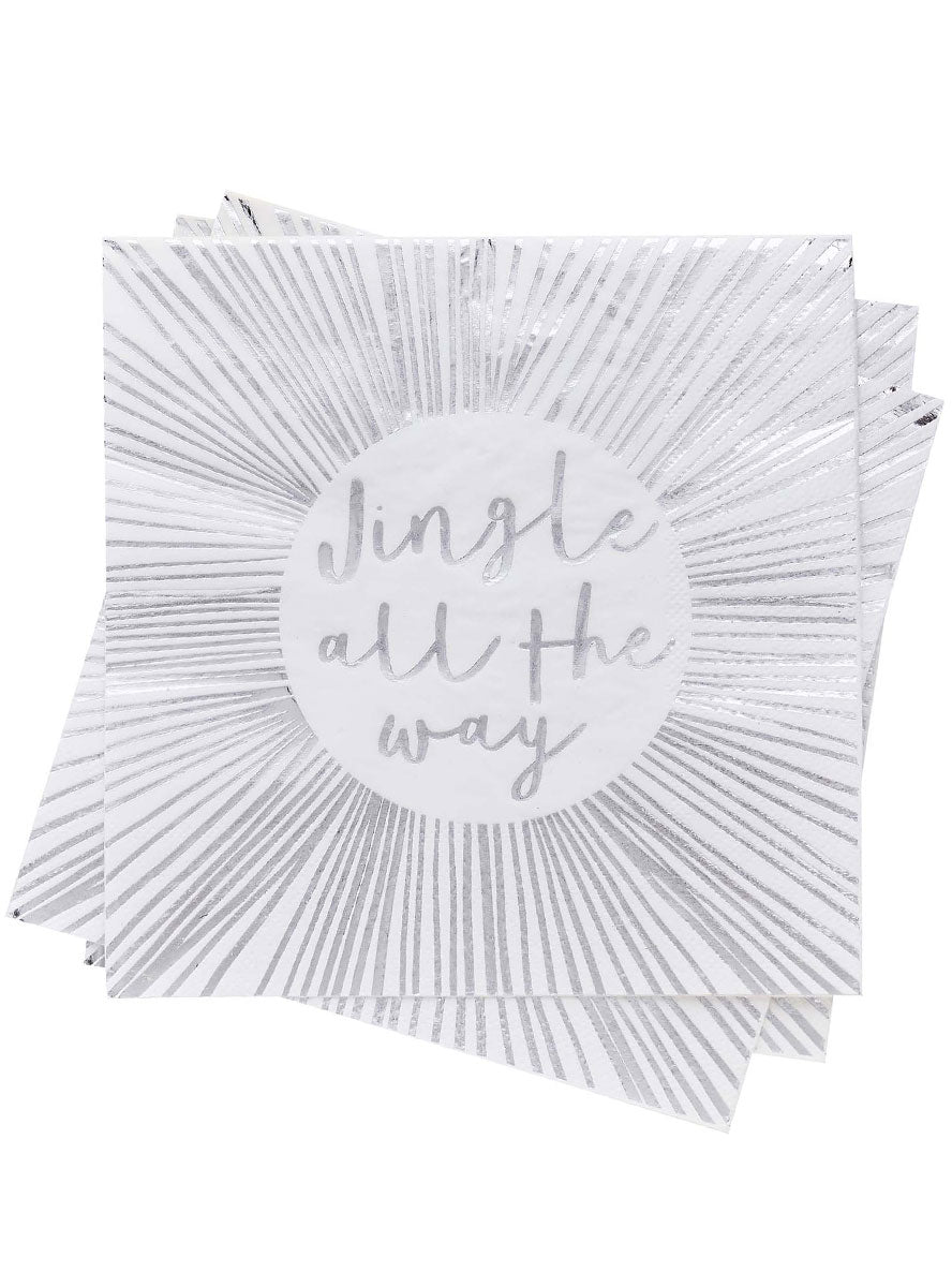 Jingle All The Way Christmas Napkins - Main Image