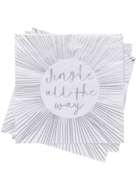 Jingle All The Way Christmas Napkins - Main Image