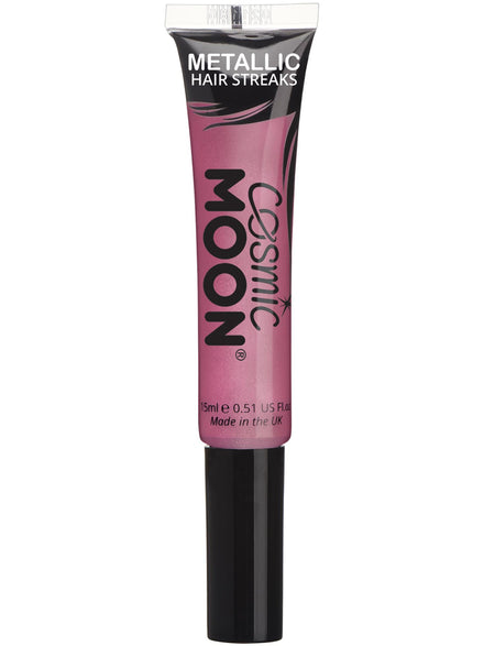 Metallic Pink Cosmic Moon Hair Streaks - Main Image
