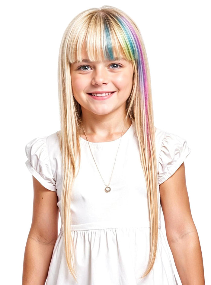 Crayola Colour Me Long Blonde Customisable Costume Wig - Kids Image