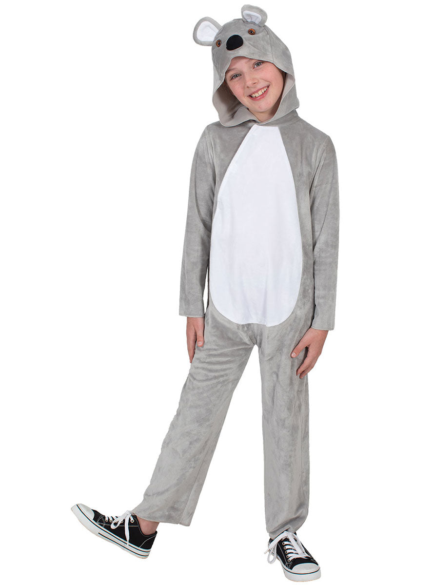 Kids Cuddly Koala Costume Onesie - Alternate Image