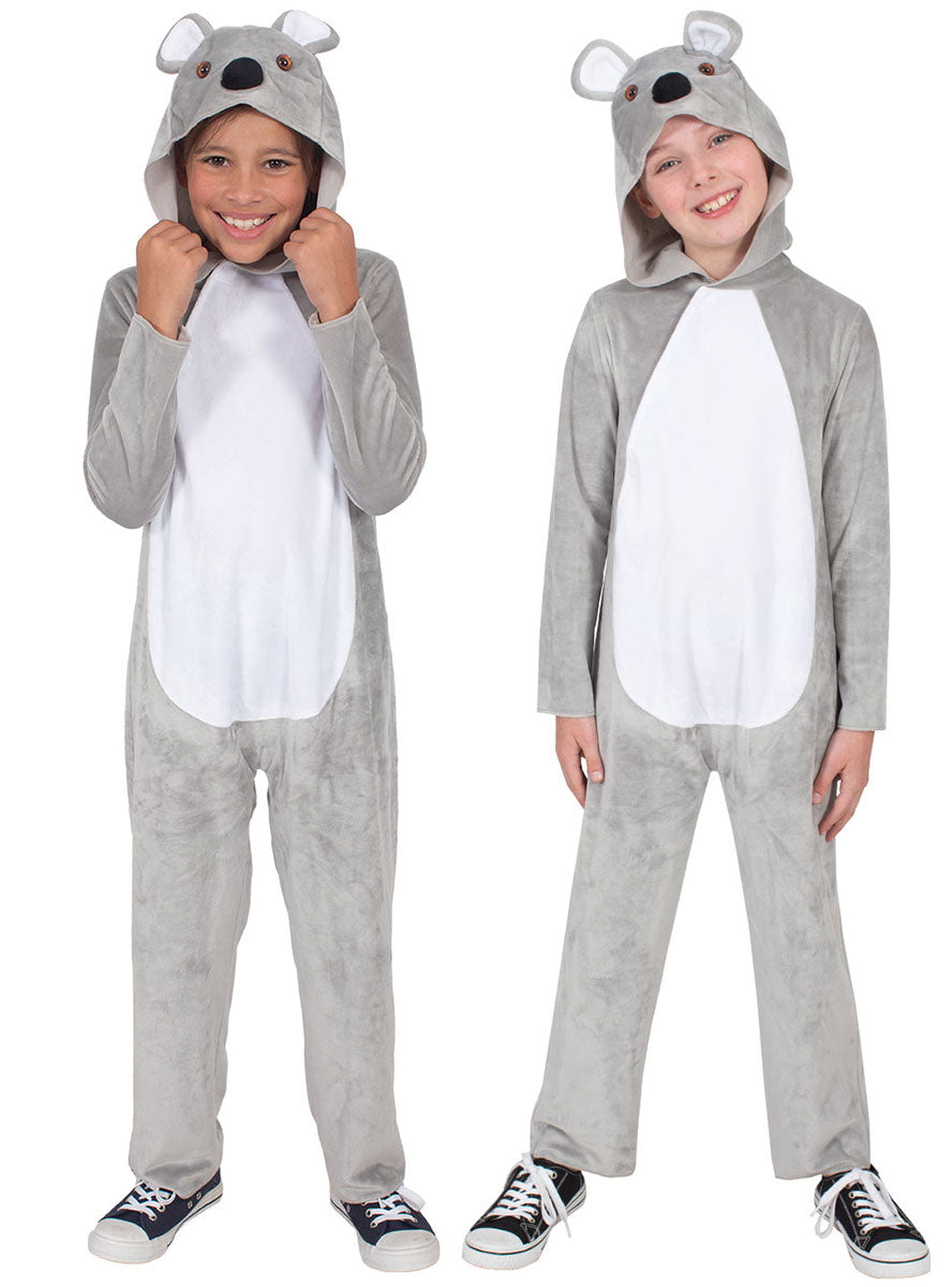 Kids Cuddly Koala Costume Onesie - Main Image