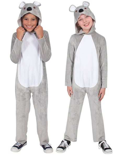 Kids Cuddly Koala Costume Onesie - Main Image