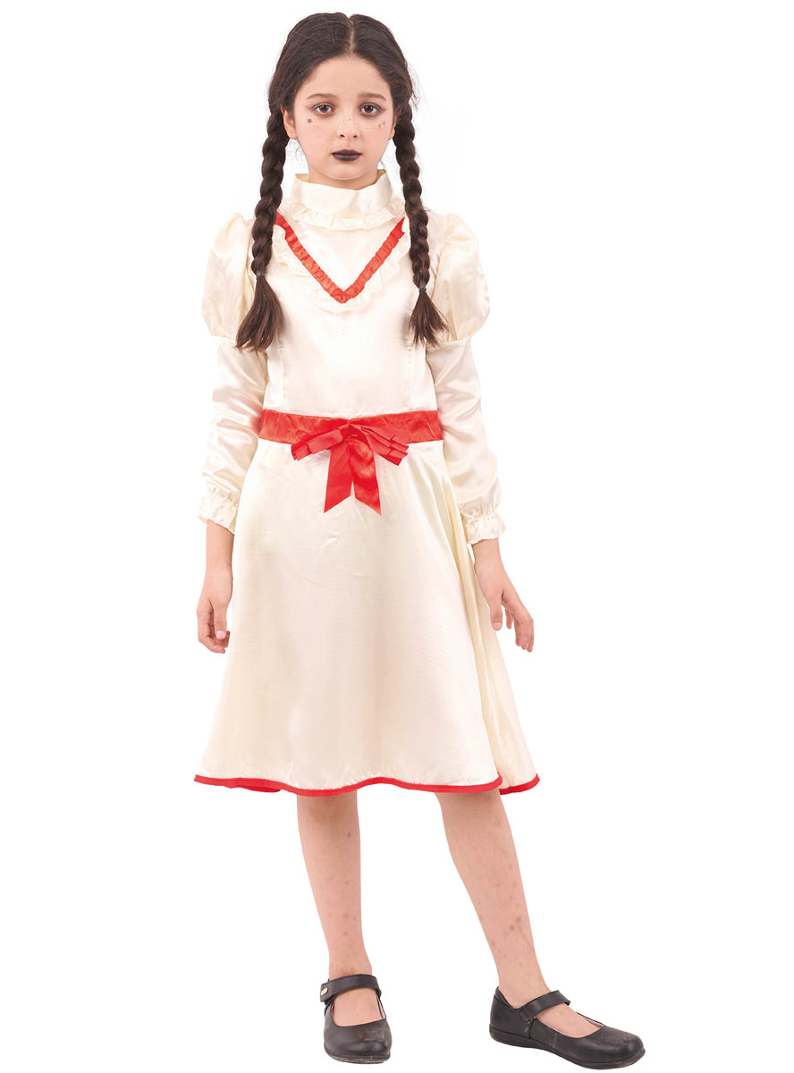 Alternative image of Cursed Doll Girls Annabell Inspired Halloween Costume