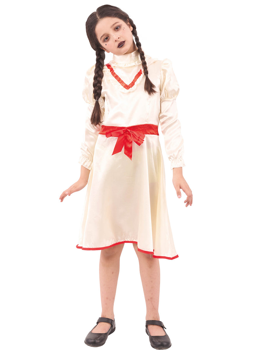 Main image of Cursed Doll Girls Annabell Inspired Halloween Costume