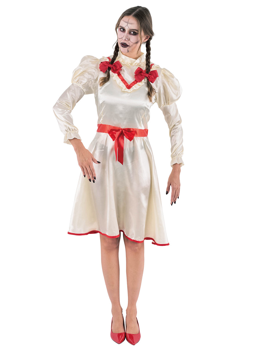 Main image of Cursed Doll Womens Annabell Inspired Halloween Costume