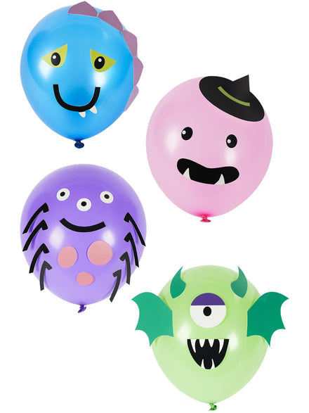 Monster Balloons 8 Pack - Main Image