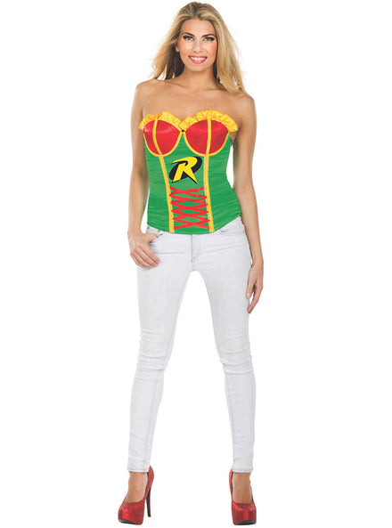 Robin DC Comics Womens Superhero Costume Corset - Main Image