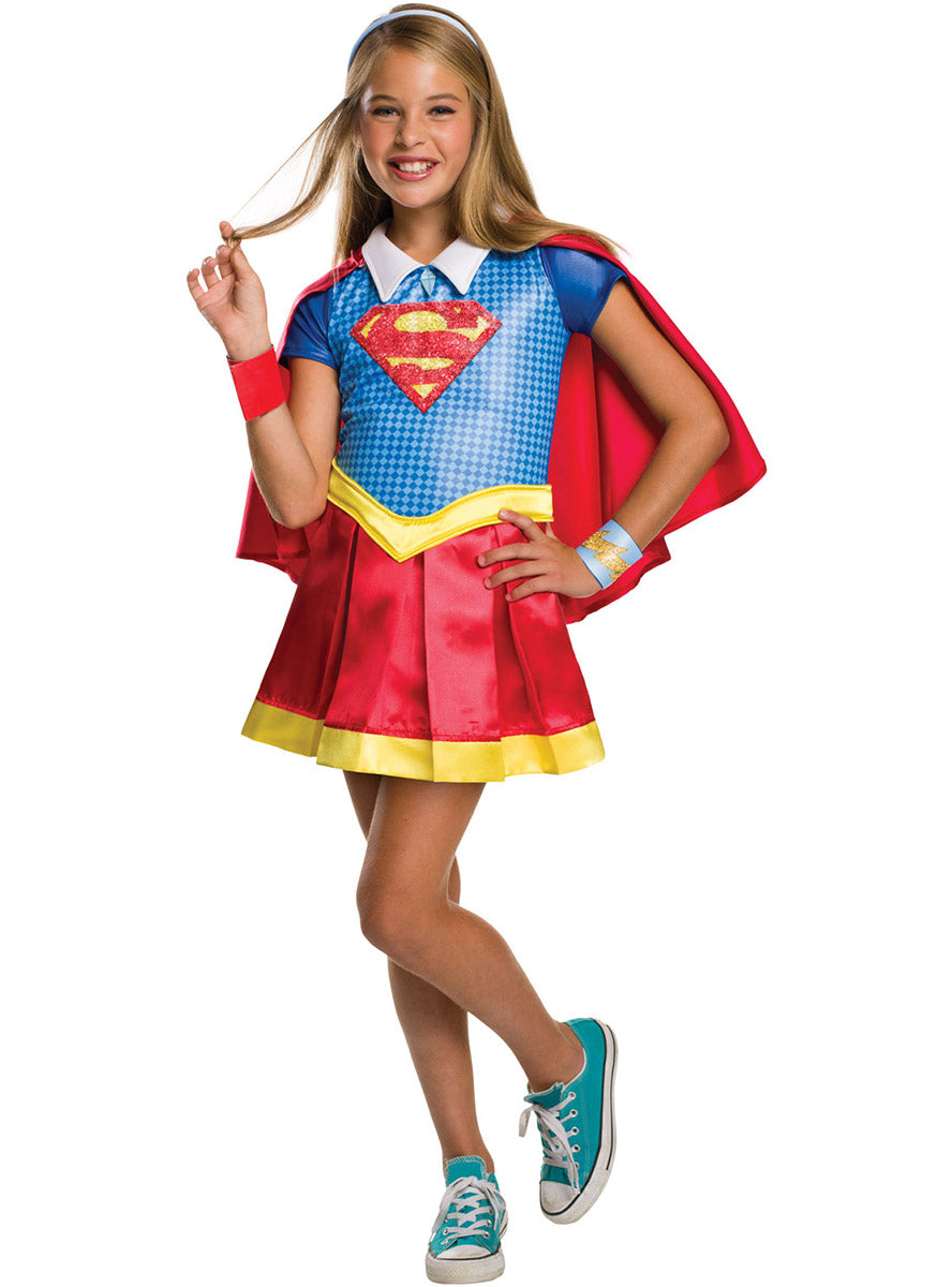 Girls DC Supergirl Costume Superhero Costume For Girls Girls DC Supergirl Costume Superhero Costume For Girls