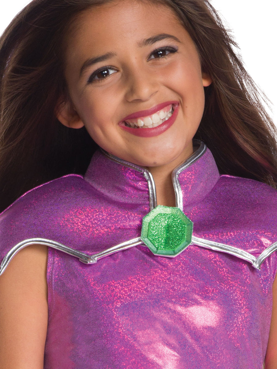 Starfire Girls DC Comics Teen Titans Superhero Costume - Close Image 1