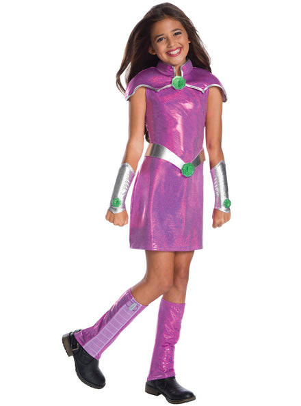 Teen Titans Go Girls DC Starfire Costume - Main Image