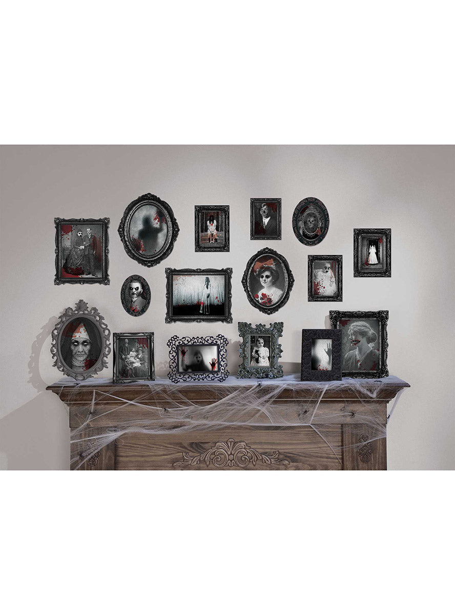 Spooky Dark Manor Picture Frame Halloween Cut Outs - Main Image