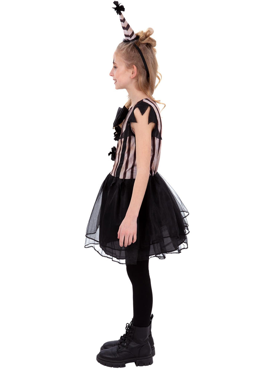 Girls evil terrifier clown costume - Side image