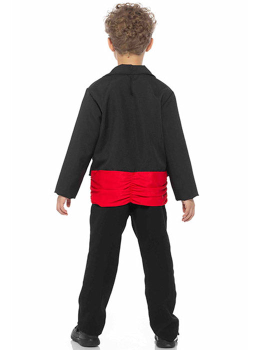 Back image of Day Of The Dead Senor Boys Halloween Costume