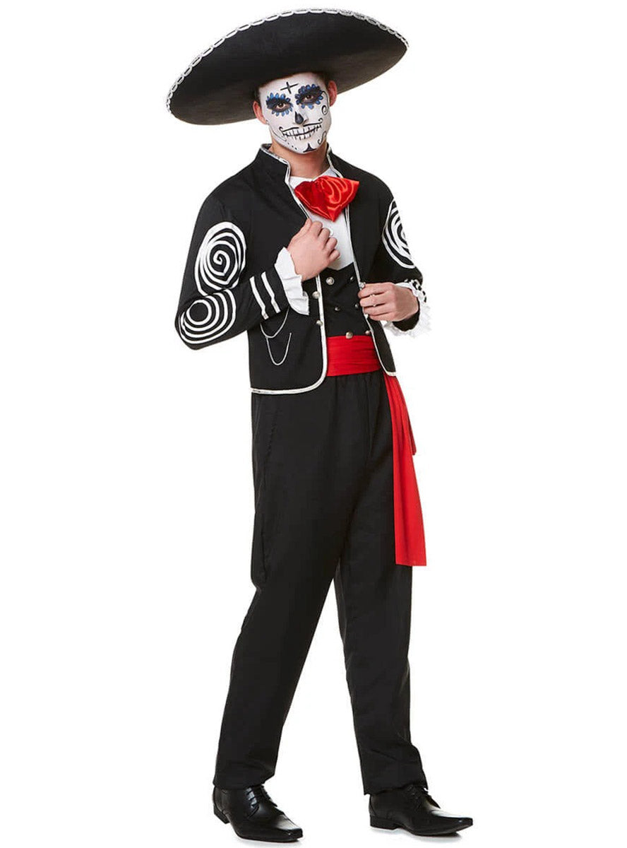 Main image of Mexican Senor Mens Day Of The Dead Costume