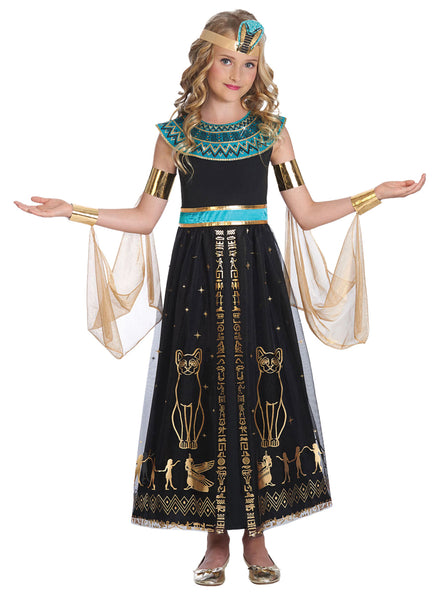Cleopatra Ten Girls Egyptian costume - Main Image