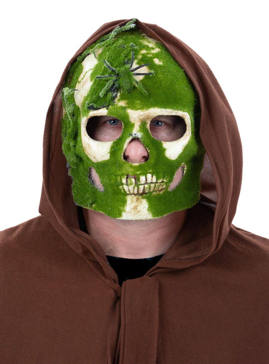 Adults Moss Covered Skeleton Halloween Mask - Main Image