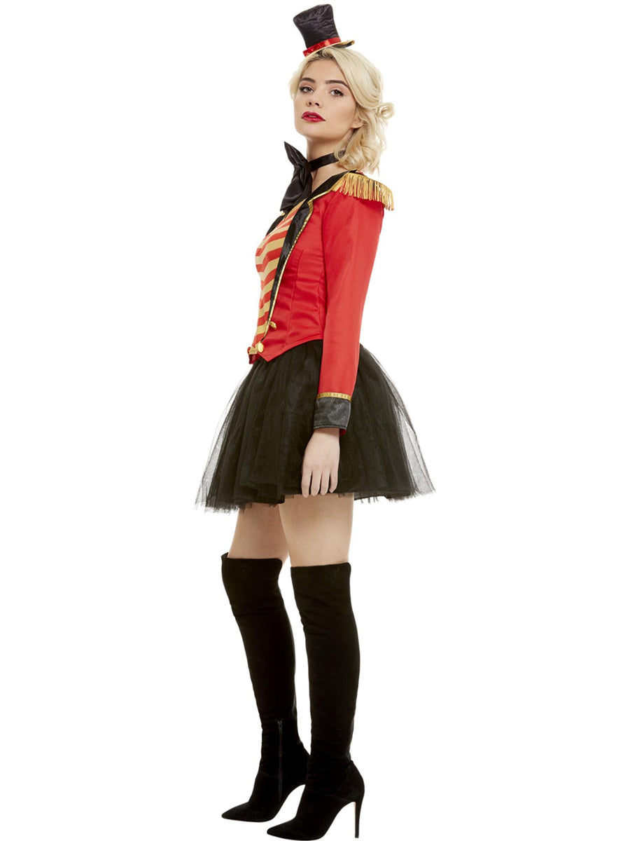 Circus Ringmaster Plus Size Womens Circus Costume - Side Image