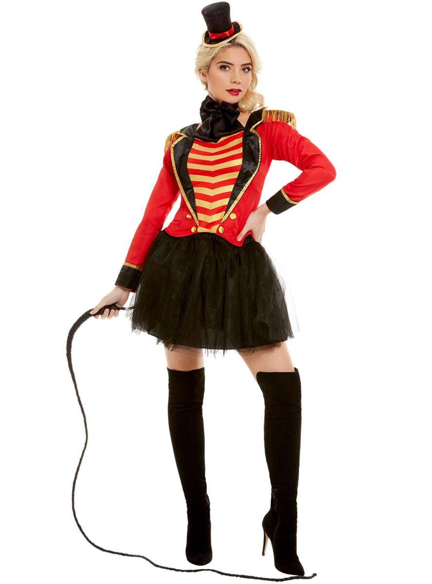 womens sexy circus showman costume - Front image