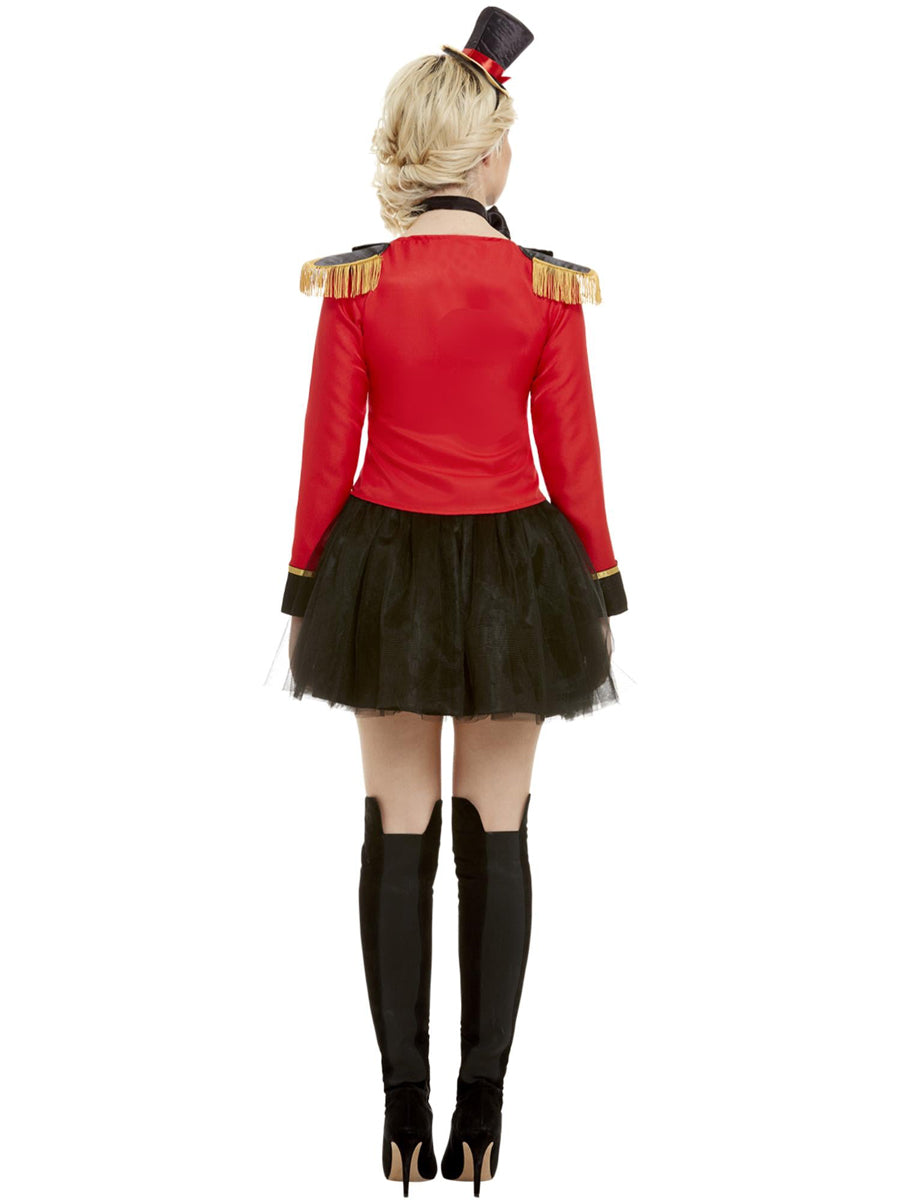 womens sexy circus showman costume - Back image