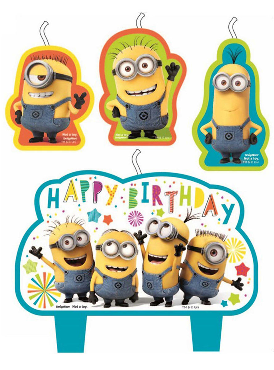 Minion Birthday Candles - Main Image