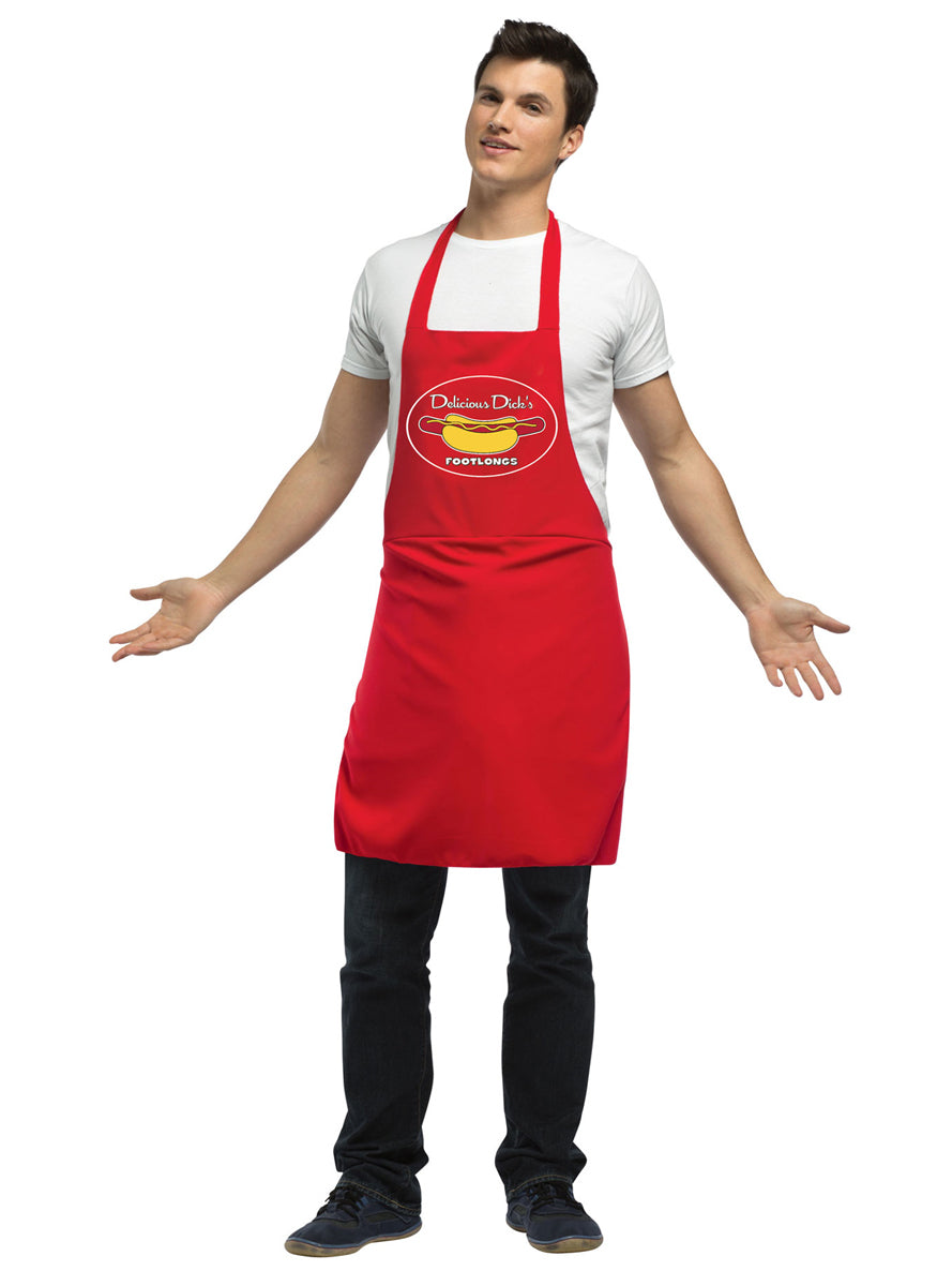 Dirty Hot Dog Vendor Novelty Adults Costume - Alternative Image