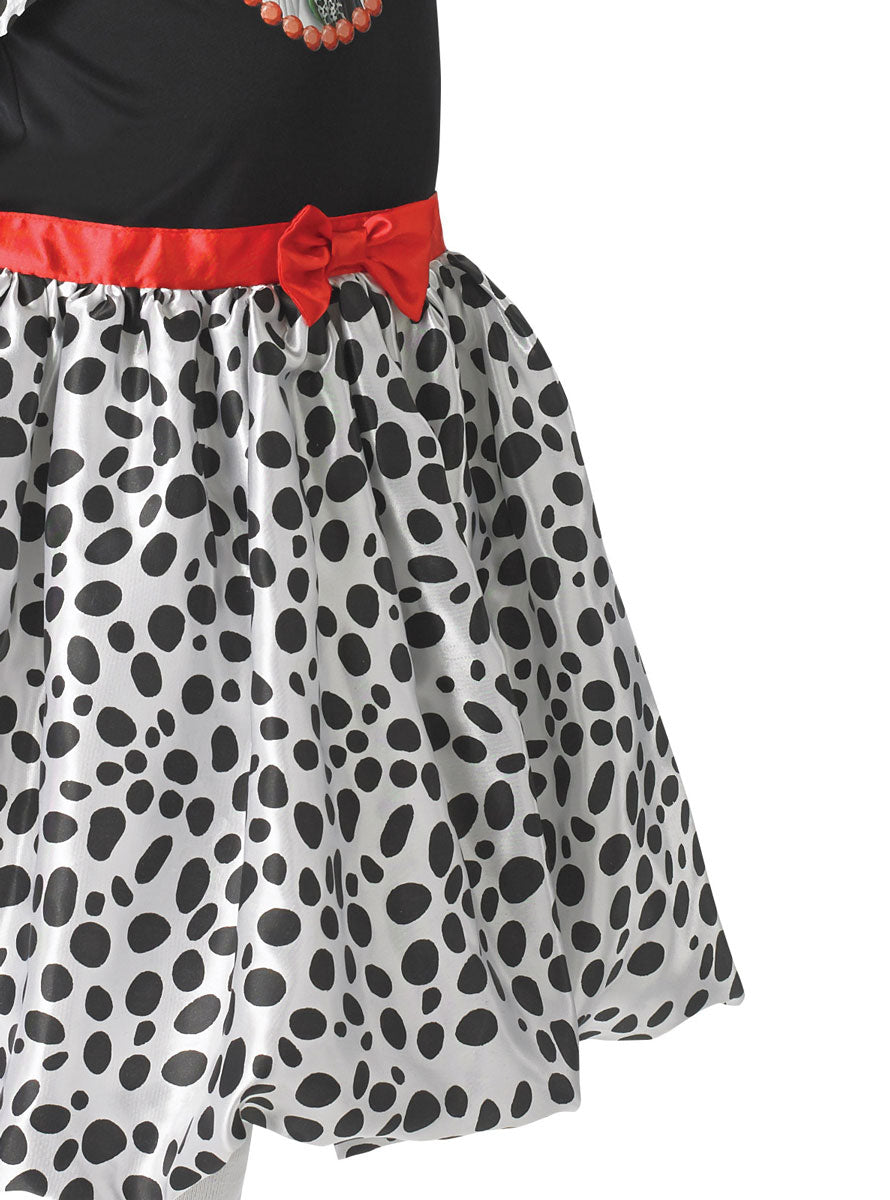 Disney 101 Dalmatians Girls Cruella Deluxe Costume - Close Image 2