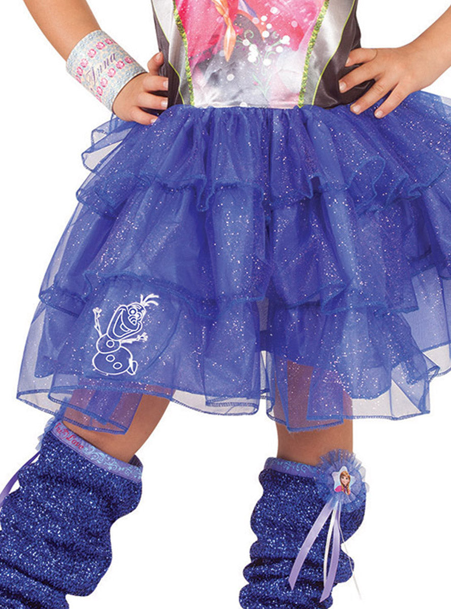 Tutu image of Disney Frozen Girls Hooded Anna Costume Dress